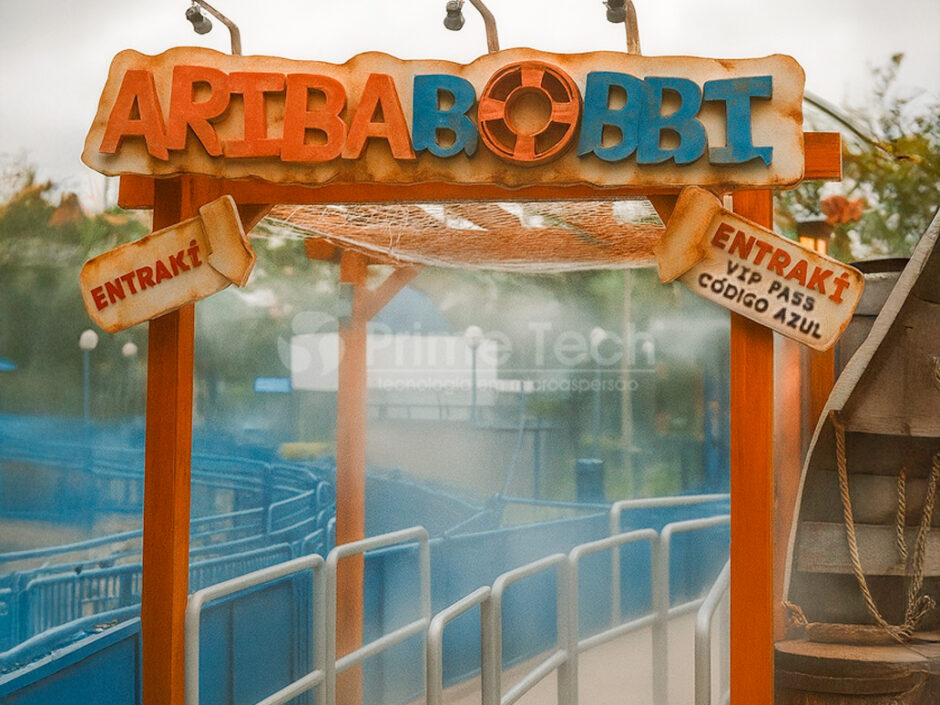 Climatização por Microaspersão em Parques Temáticos: Conforto e Experiência Elevada
